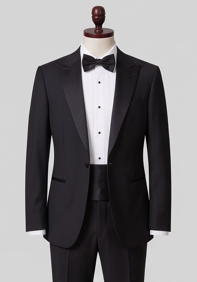 Black Tie Smoking Suit